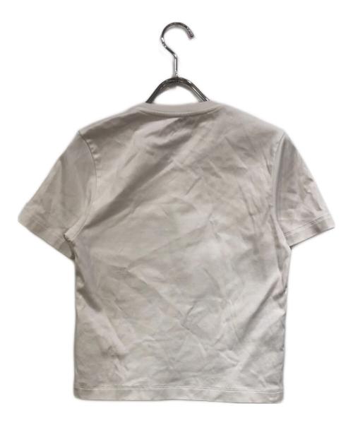FENDI（フェンディ）FENDI (フェンディ) ロゴエンボス クロップドTシャツ ホワイト サイズ:SIZE XXSの古着・服飾アイテム