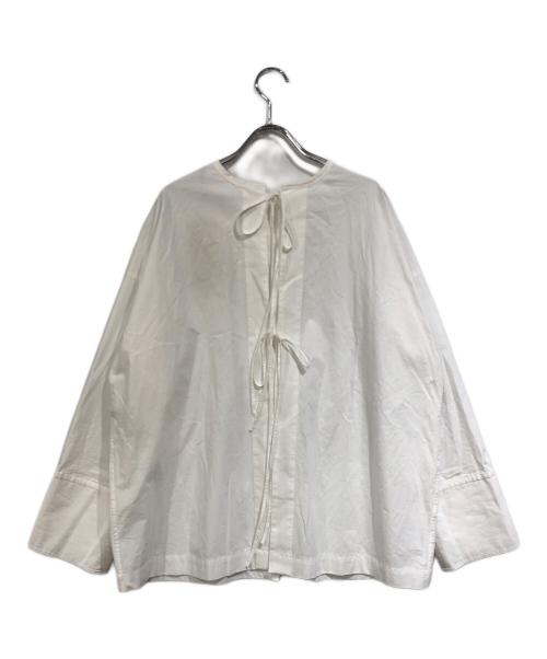 Curensology（カレンソロジー）Curensology (カレンソロジー) 2WAYリボンブラウス ホワイト サイズ:Freeの古着・服飾アイテム
