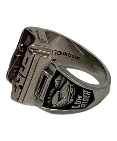 JOSTENS（ジャスティンズ）JOSTENS (ジャスティンズ) カレッジリング シルバー×オレンジ サイズ:16号の古着・服飾アイテム