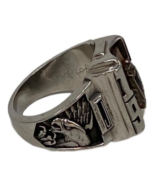 JOSTENS（ジャスティンズ）JOSTENS (ジャスティンズ) カレッジリング シルバー×オレンジ サイズ:16号の古着・服飾アイテム