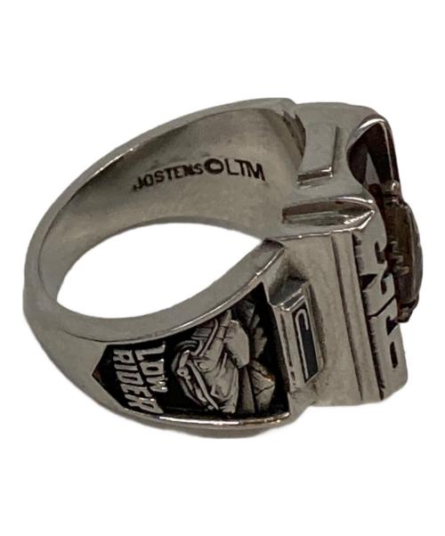 JOSTENS（ジャスティンズ）JOSTENS (ジャスティンズ) カレッジリング シルバー×オレンジ サイズ:16号の古着・服飾アイテム