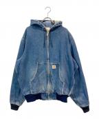 CarHarttカーハート）の古着「アクティブパーカー」｜インディゴ