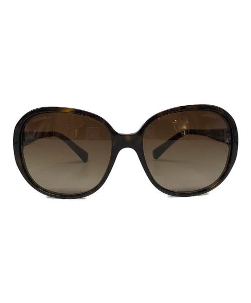 CHANEL（シャネル）CHANEL (シャネル) ココマークサングラス ブラウン サイズ:58□17-135の古着・服飾アイテム