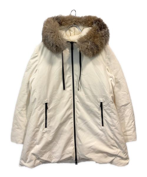 MONCLER（モンクレール）MONCLER (モンクレール) ダウンコート アイボリー サイズ:SIZE 4の古着・服飾アイテム