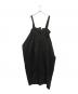 Y's (ワイズ) THIN COTTON TWILL ASYMMETERIC SHOULDER STRAP DRESS ブラック サイズ:SIZE 2：15000円