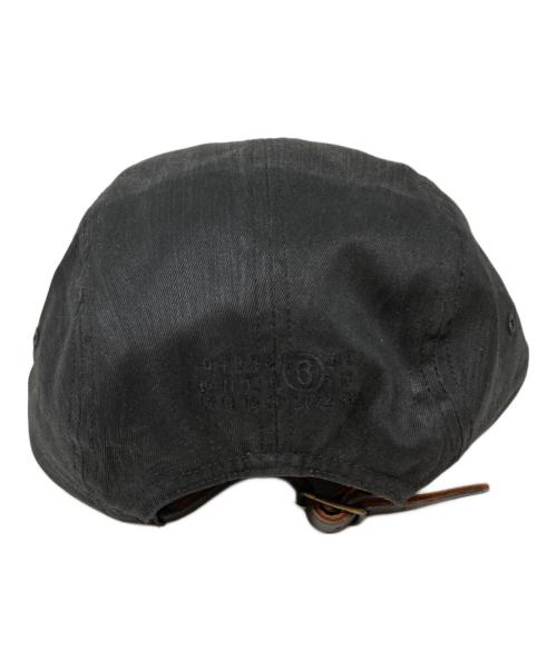 SUPREME（シュプリーム）Supreme (シュプリーム) MM6 Maison Margiela (エムエムシックスメゾンマルジェラ) Painted Camp Cap ブラックの古着・服飾アイテム