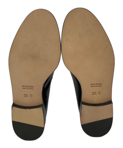 GUCCI（グッチ）GUCCI (グッチ) ビットローファー ブラック サイズ:SIZE 36Cの古着・服飾アイテム