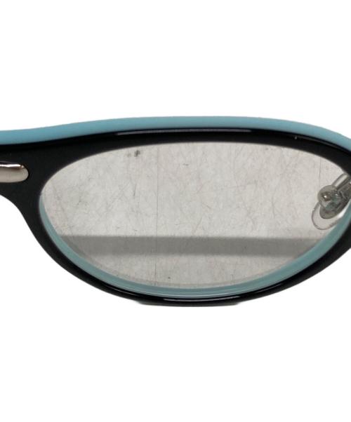 TIFFANY & Co.（ティファニー）Tiffany & Co. (ティファニー) 眼鏡 ブラック×ブルーの古着・服飾アイテム