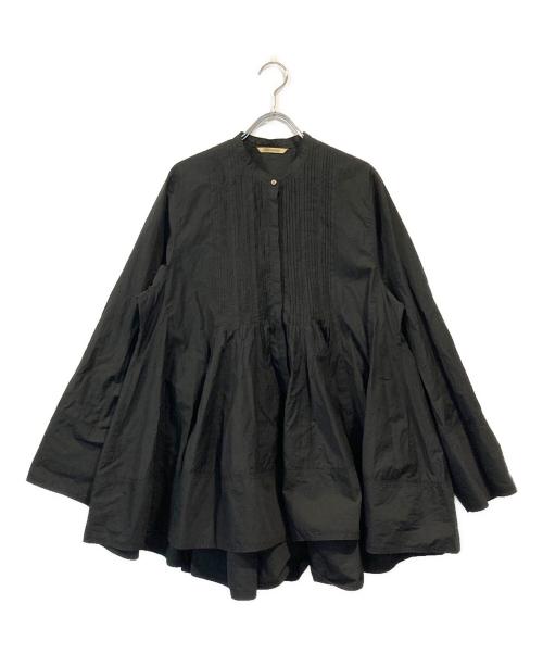 Curensology（カレンソロジー）Curensology (カレンソロジー) エアリーフレアブラウス ブラック サイズ:SIZE 38の古着・服飾アイテム