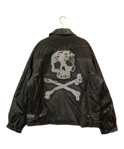 unknown（アンノウン）Unknown (アンノウン) エコレザージャケット ブラック サイズ:SIZE Lの古着・服飾アイテム