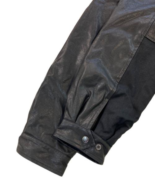 unknown（アンノウン）Unknown (アンノウン) エコレザージャケット ブラック サイズ:SIZE Lの古着・服飾アイテム