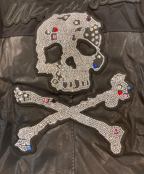 unknown（アンノウン）Unknown (アンノウン) エコレザージャケット ブラック サイズ:SIZE Lの古着・服飾アイテム