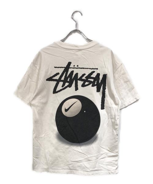 NIKE（ナイキ）NIKE (ナイキ) stussy (ステューシー) プリントTシャツ ホワイト サイズ:SIZE Sの古着・服飾アイテム
