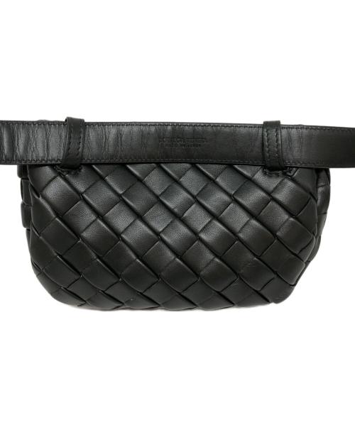 BOTTEGA VENETA（ボッテガベネタ）BOTTEGA VENETA (ボッテガベネタ) スモールベルトバッグ ブラックの古着・服飾アイテム