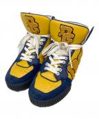 DOLCE & GABBANAドルチェ＆ガッバーナ）の古着「ハイカットスニーカー」｜ネイビー×イエロー