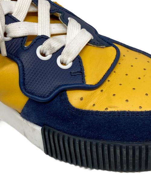 DOLCE & GABBANA（ドルチェ＆ガッバーナ）DOLCE & GABBANA (ドルチェ＆ガッバーナ) ハイカットスニーカー ネイビー×イエロー サイズ:SIZE 5の古着・服飾アイテム