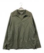 jacquemusジャックムス）の古着「ロゴ刺繍スキッパープルオーバー」｜カーキ