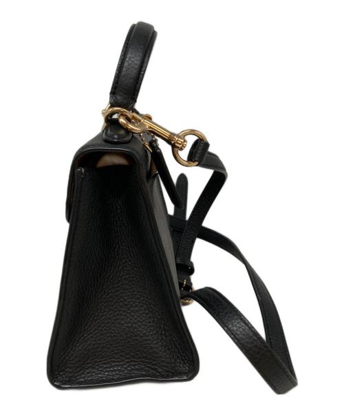 COACH（コーチ）COACH (コーチ) ペッパー サッチェル シグネチャー キャンバス ブラックの古着・服飾アイテム