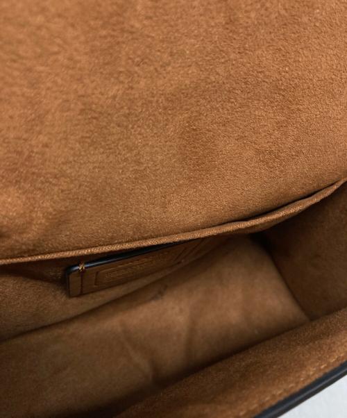 COACH（コーチ）COACH (コーチ) ペッパー サッチェル シグネチャー キャンバス ブラックの古着・服飾アイテム