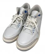 NIKEナイキ）の古着「AIR JORDAN 3 RETR」｜ブルー×ホワイト