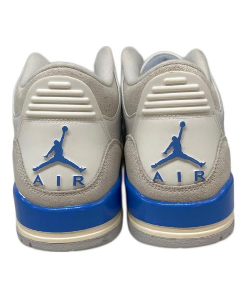 NIKE（ナイキ）NIKE (ナイキ) AIR JORDAN 3 RETR ブルー×ホワイト サイズ:SIZE 27.5cmの古着・服飾アイテム