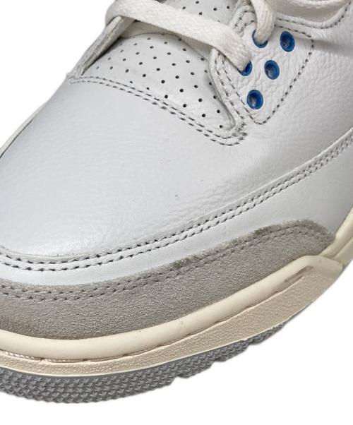 NIKE（ナイキ）NIKE (ナイキ) AIR JORDAN 3 RETR ブルー×ホワイト サイズ:SIZE 27.5cmの古着・服飾アイテム