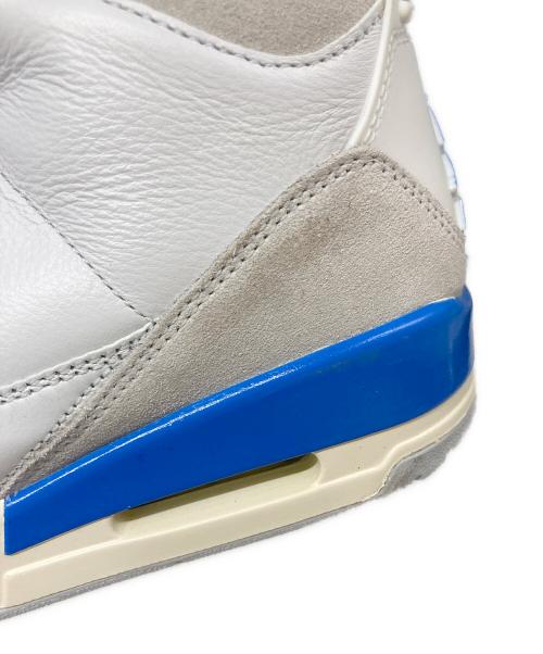 NIKE（ナイキ）NIKE (ナイキ) AIR JORDAN 3 RETR ブルー×ホワイト サイズ:SIZE 27.5cmの古着・服飾アイテム