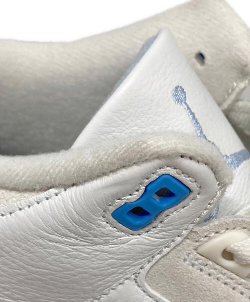 NIKE（ナイキ）NIKE (ナイキ) AIR JORDAN 3 RETR ブルー×ホワイト サイズ:SIZE 27.5cmの古着・服飾アイテム