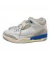 NIKE (ナイキ) AIR JORDAN 3 RETR ブルー×ホワイト サイズ:SIZE 27.5cm：14000円