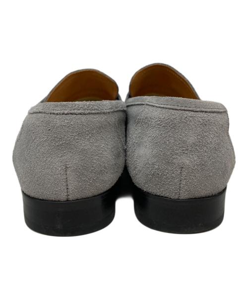 Cento Felina（チェントフェリーナ）Cento Felina (チェントフェリーナ) スウェードコインローファー グレー サイズ:SIZE 6 1/2の古着・服飾アイテム