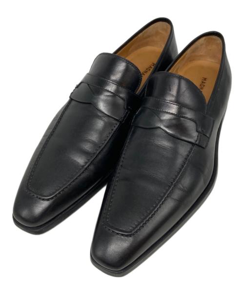MAGNANNI（マグナーニ）MAGNANNI (マグナーニ) ペニーローファー ブラック サイズ:SIZE 40の古着・服飾アイテム