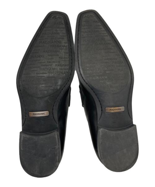 MAGNANNI（マグナーニ）MAGNANNI (マグナーニ) ペニーローファー ブラック サイズ:SIZE 40の古着・服飾アイテム