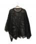 BLACK COMME des GARCONS (ブラックコムデギャルソン) 短冊プルオーバーメッシュカットソー ブラック サイズ:L：18000円