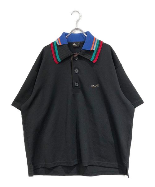 KOLOR（カラー）KOLOR (カラー) ドッキング Pe鹿の子ポロシャツ ブラック サイズ:SIZE 2の古着・服飾アイテム