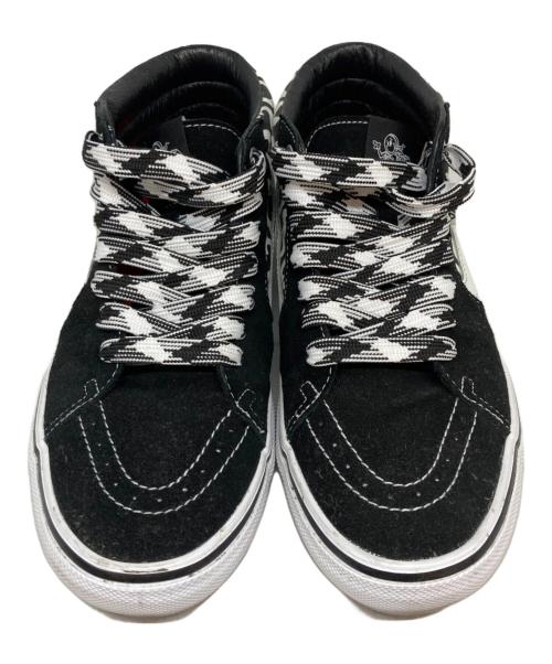 VANS（ヴァンズ）VANS (バンズ) Supreme (シュプリーム) モノグラム S ロゴ スケート グロッソ ミッド ブラック×ホワイト サイズ:29.0の古着・服飾アイテム