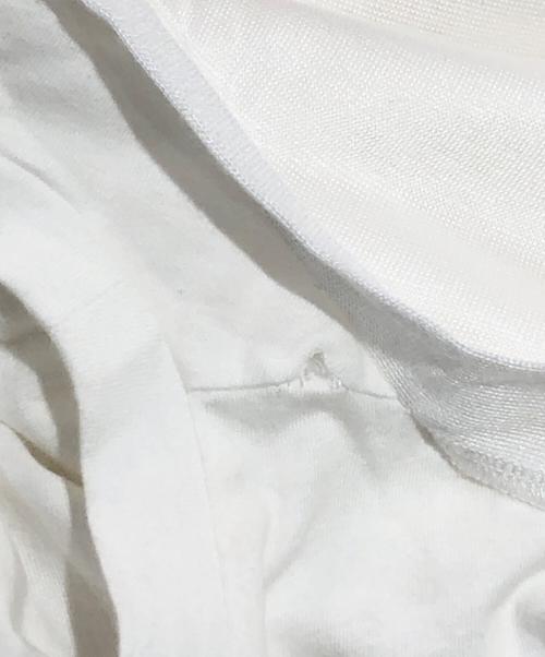 ENFOLD（エンフォルド）ENFOLD (エンフォルド) スビン天竺 カーブレイヤーヘムT/SH Tシャツ ホワイト サイズ:SIZE 38の古着・服飾アイテム