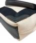 中古・古着 BALENCIAGA (バレンシアガ) ネイビーカバス XS 2wayバッグ ブラック×ベージュ：60000円