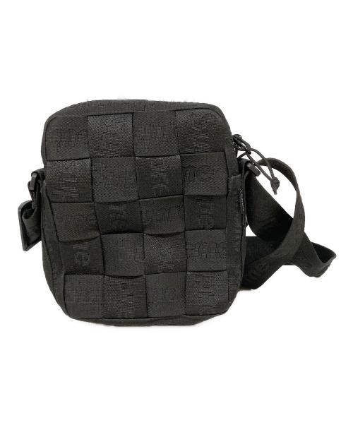SUPREME（シュプリーム）Supreme (シュプリーム) Woven Shoulder Bag ブラックの古着・服飾アイテム