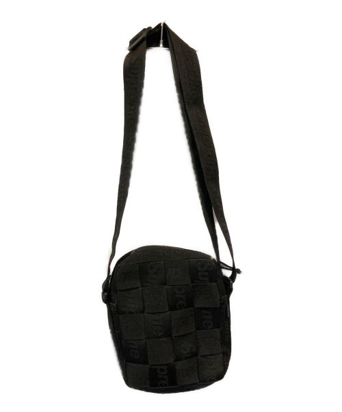 SUPREME（シュプリーム）Supreme (シュプリーム) Woven Shoulder Bag ブラックの古着・服飾アイテム