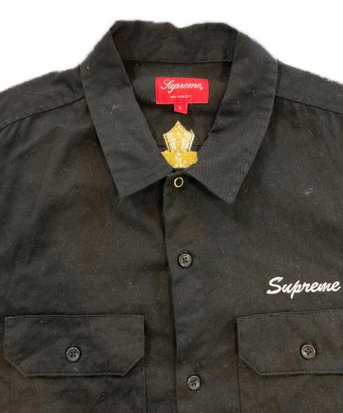 SUPREME（シュプリーム）Supreme (シュプリーム) Mary Work Shirt ブラック サイズ:SIZE Lの古着・服飾アイテム