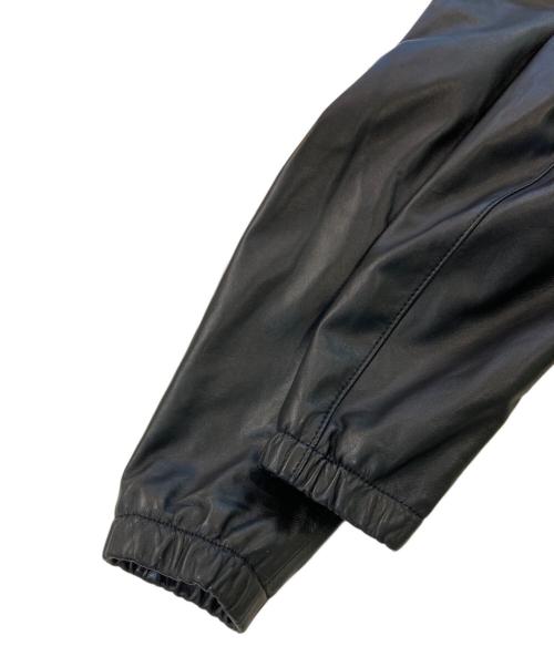 COACH（コーチ）COACH (コーチ) レザー トレーナー ブラック サイズ:SIZE Sの古着・服飾アイテム