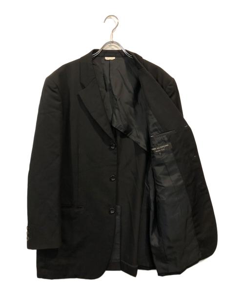 COMME des GARCONS HOMME PLUS（コムデギャルソンオムプリュス）COMME des GARCONS HOMME PLUS (コムデギャルソンオムプリュス) 3Bジャケットセットアップ ブラック サイズ:Lの古着・服飾アイテム