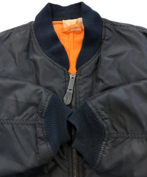 AVIREX（アヴィレックス）AVIREX (アヴィレックス) バック刺繍MA-1ジャケット ブラック サイズ:-の古着・服飾アイテム