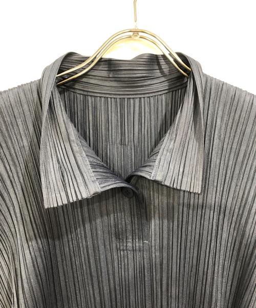 PLEATS PLEASE（プリーツプリーズ）PLEATS PLEASE (プリーツプリーズ) プリーツワンピース ネイビー サイズ:3の古着・服飾アイテム