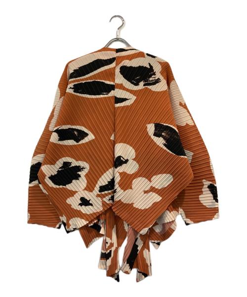ISSEY MIYAKE（イッセイミヤケ）ISSEY MIYAKE (イッセイミヤケ) Vigor Pleats Blouse ブラウン サイズ:2の古着・服飾アイテム