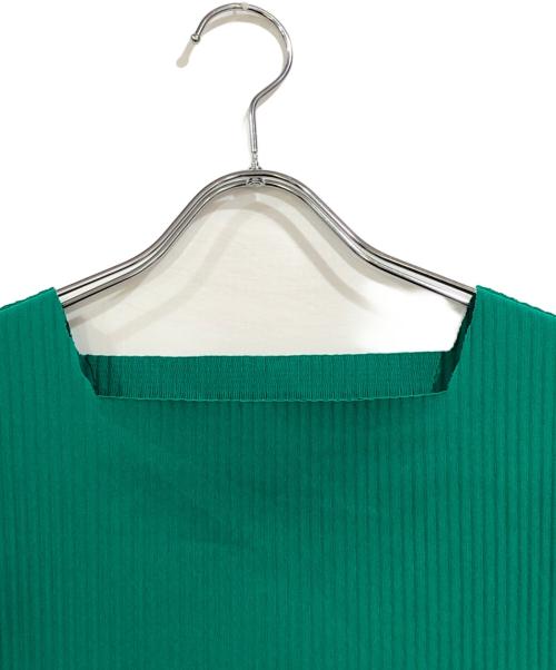 me ISSEY MIYAKE（ミーイッセイ ミヤケ）me ISSEY MIYAKE (ミーイッセイ ミヤケ) プリーツワンピース グリーン サイズ:Freeの古着・服飾アイテム