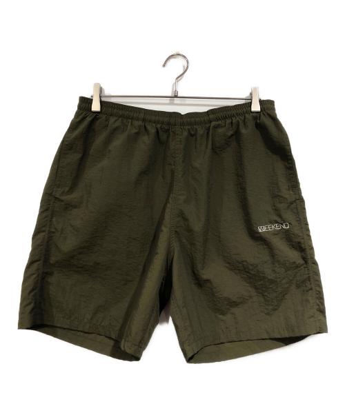 SEQUEL（シークエル）SEQUEL (シークエル) ナイロンショートパンツ オリーブ サイズ:SIZE Lの古着・服飾アイテム