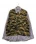 JUNYA WATANABE COMME des GARCONS MAN PINK（ジュンヤワタナベ コムデギャルソンマン ピンク）の古着「TIGER CAMO SHIRT」｜ブルー