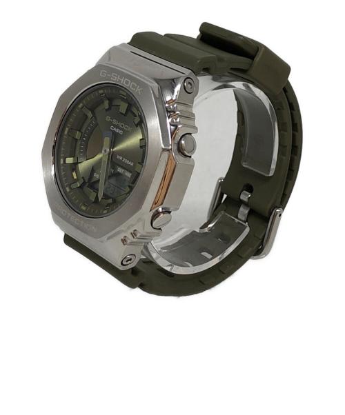 CASIO（カシオ）CASIO (カシオ) デジアナウォッチ グリーン×シルバーの古着・服飾アイテム