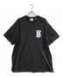 BURBERRY（バーバリー）の古着「EMERSON TB プリントTシャツ」｜ブラック